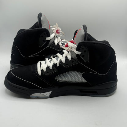 (USED) Jordan 5 Black Metallic Reimagined Size 11.5