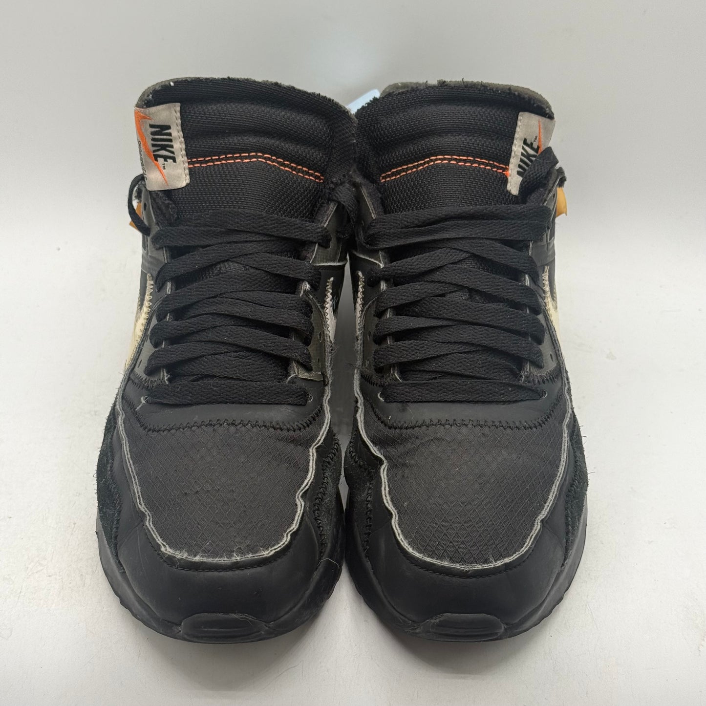 (Used No Box) Nike Air Max 90 Off-White Black Size 8
