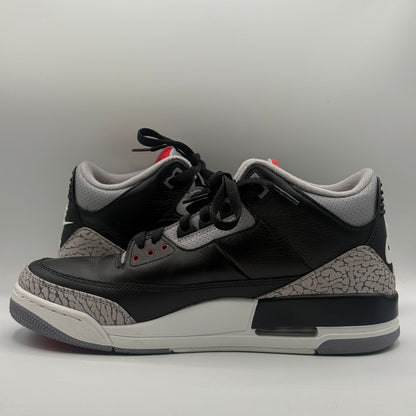 (USED) Jordan 3 Black cement Size 10