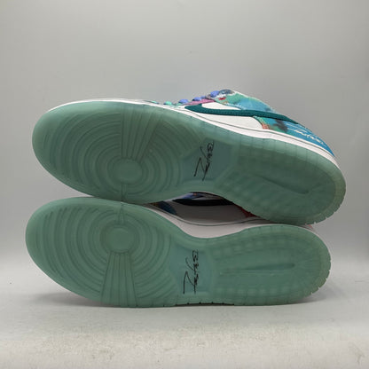 (Worn 1x) Nike SB Dunk Low Futura Laboratories Bleached Aqua Size 11