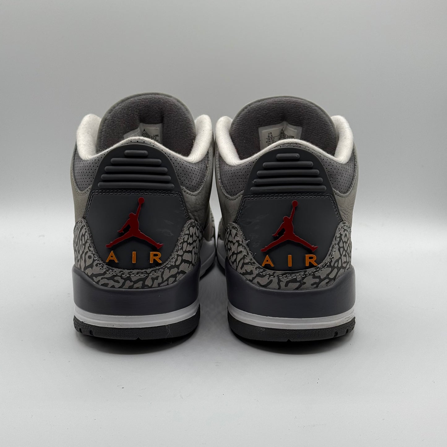 (Used No Box) Jordan 3 Cool Grey Size 9.5