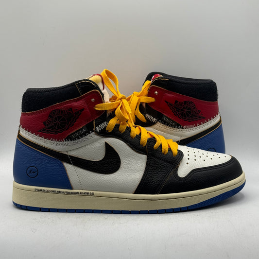 (Used) Jordan 1 High Fragment x Union LA Varsity Red Sport Royal Size 10.5