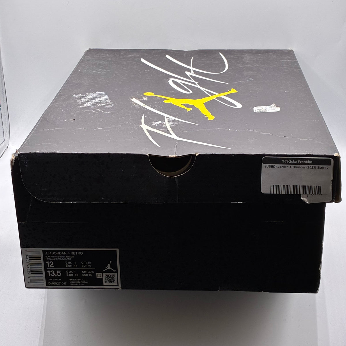 (USED) Jordan 4 Thunder (2023) Size 12