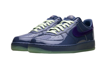 Nike AF1 Patent Leather Mystic Navy Grape Ice