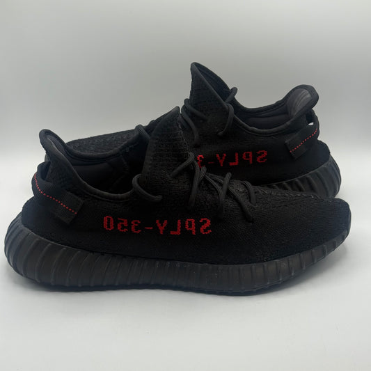 (USED) Yeezy Boost 350 V2 Black Red Size 12