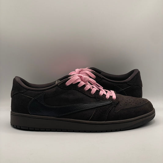(USED) Jordan 1 Low Travis Scott Velvet Brown Size 12