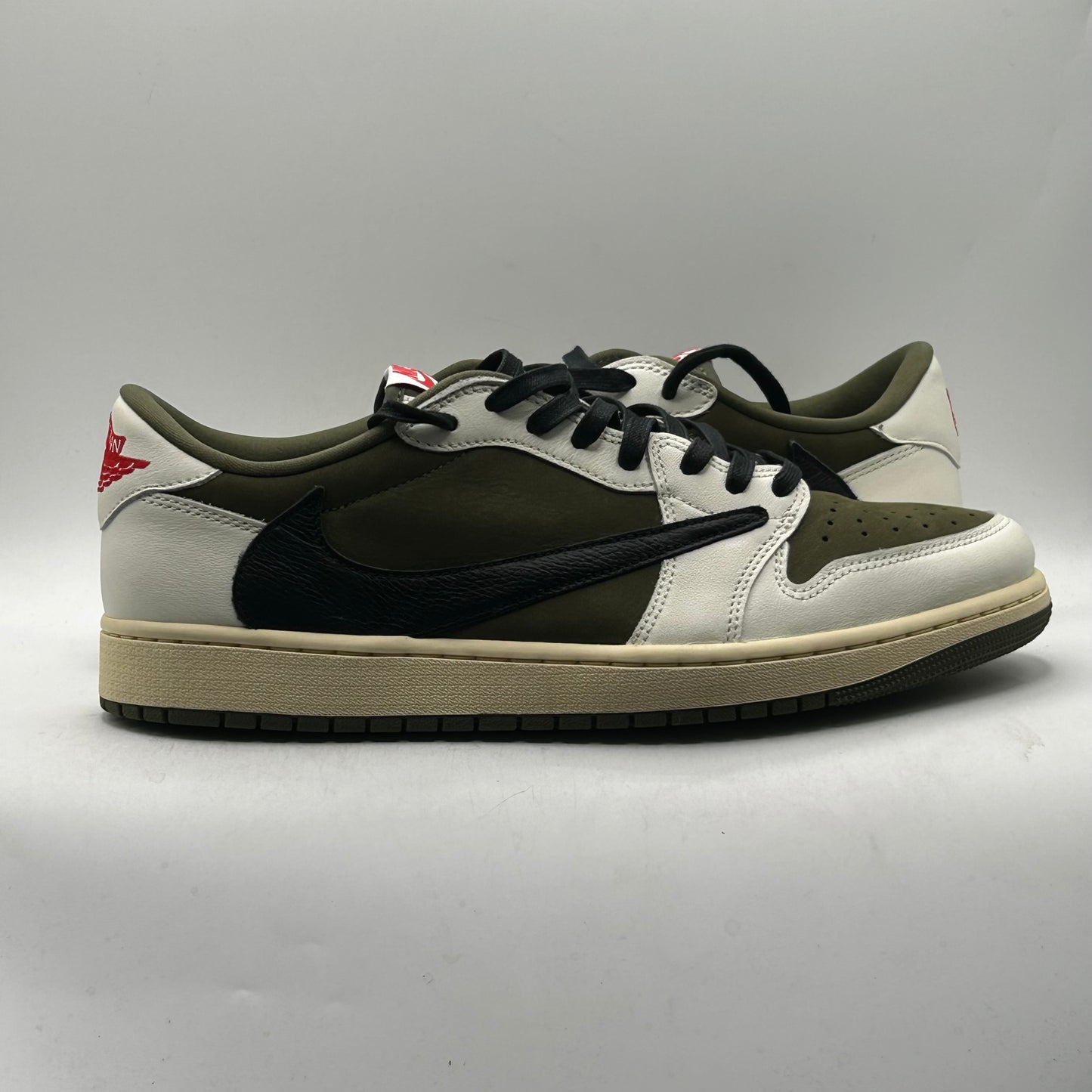 (USED) Jordan 1 Low Travis Scott Medium Olive Size 12