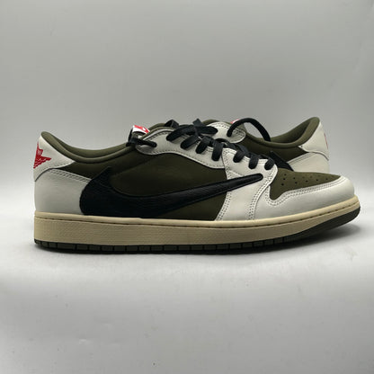 (USED) Jordan 1 Low Travis Scott Medium Olive Size 12