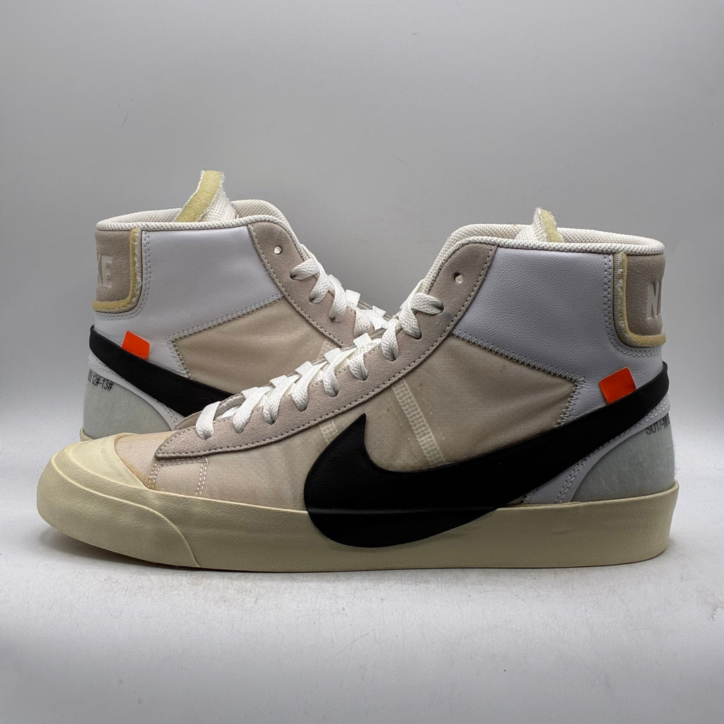 (USED) Nike Blazer Mid Off-White Size 12