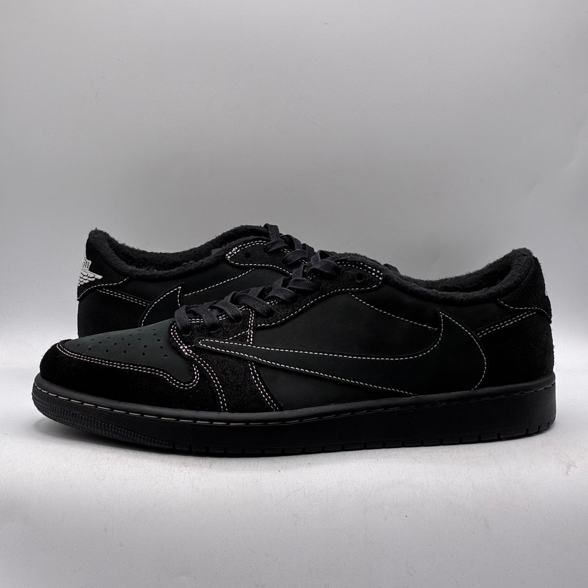 (USED) Jordan 1 Low Travis Scott Black Phantom Size 13