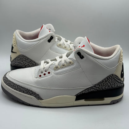 (USED) Jordan 3 White Cement Reimagined Size 12