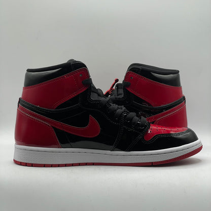(USED) Jordan 1 High Patent Bred Size 9.5