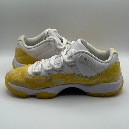 (USED) Jordan 11 Low Yellow Snakeskin Size 8W/6.5Y