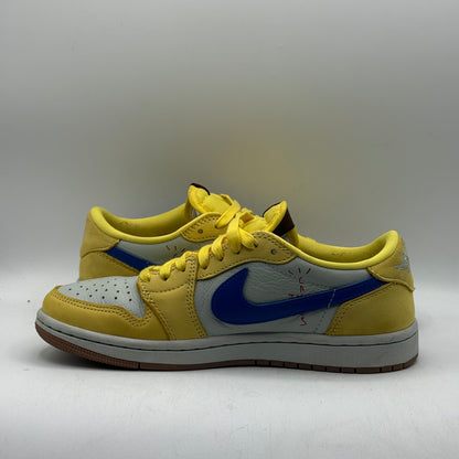 (Used) Jordan 1 Low Travis Canary Size 7W/5.5Y
