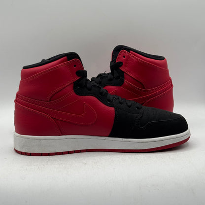 (Used No Box) Jordan 1 High BG Red/Black Size 6Y