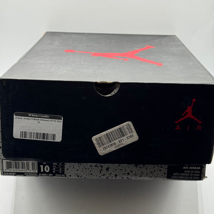 (Used) Jordan 6 Black Infrared (2019) Size 10