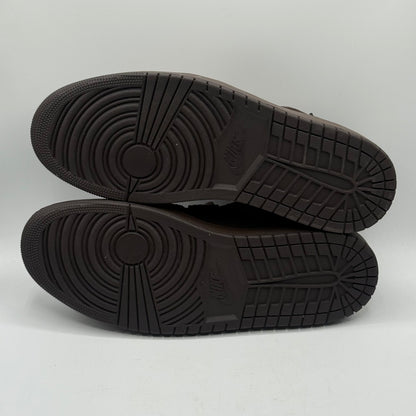 (USED) Travis Jordan 1 Low Velvet Brown Size 12