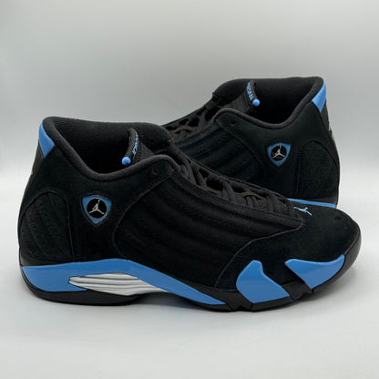 (USED) Jordan 14 Black University Blue Size 11