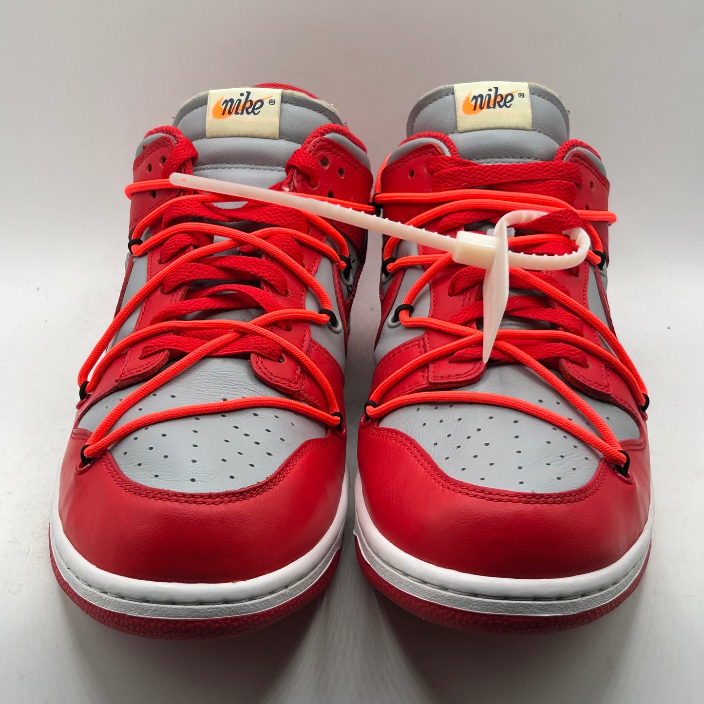 (USED) Nike Dunk Low Off-White University Red Size 12