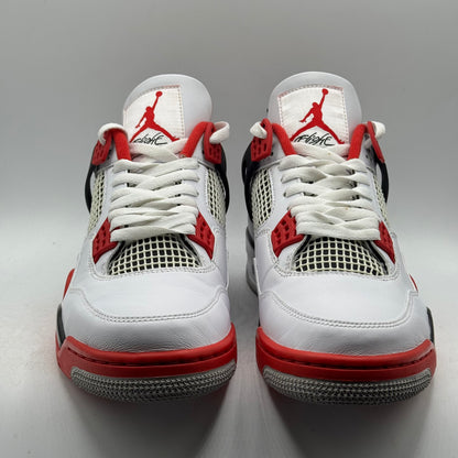 (USED REP BOX) Jordan 4 Fire Red Size 9.5