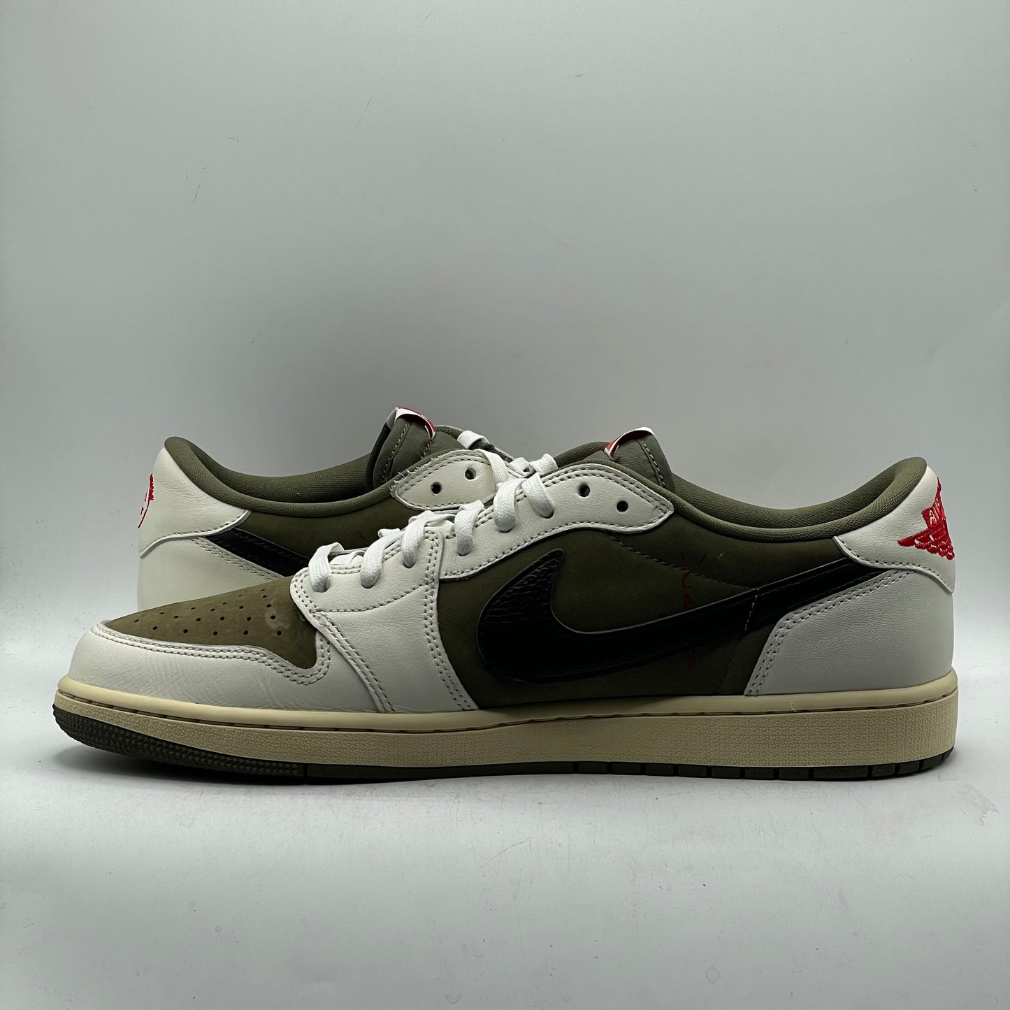 (Used) Jordan 1 Low OG Travis Scott Medium Olive Size 13