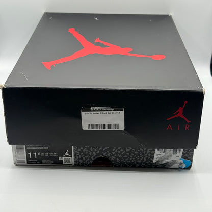 (USED) Jordan 3 Black Cat Size 11.5
