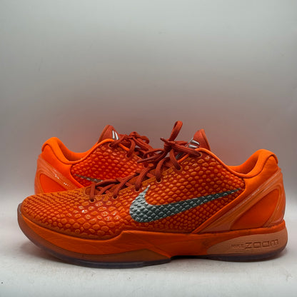 (Used No Box) Nike Kobe 6 Total Orange Size 12