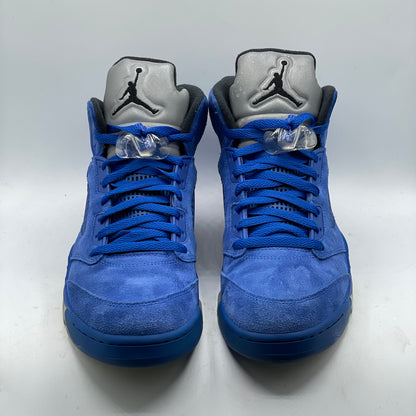 (USED) Jordan 5 Blue Suede Size 10