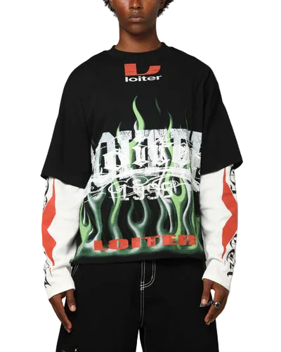 Loiter Inferno Layered L/S T-Shirt