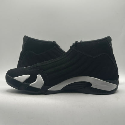(USED NO BOX) Jordan 14 Black White Size 12