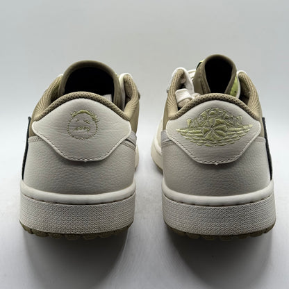 (USED NO BOX) Jordan 1 Low Golf Travis Scott Neutral Olive Size 11