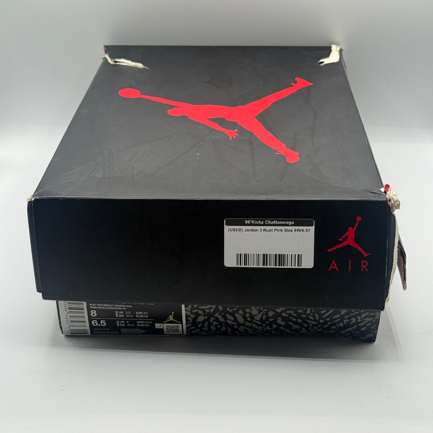 (USED) Jordan 3 Rust Pink Size 8W/6.5Y