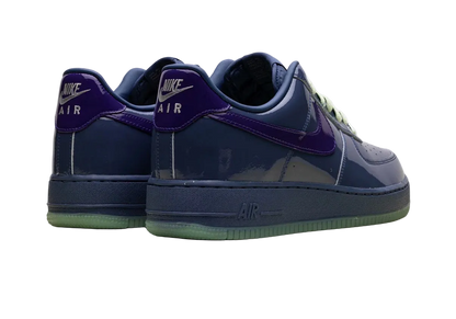 Nike AF1 Patent Leather Mystic Navy Grape Ice