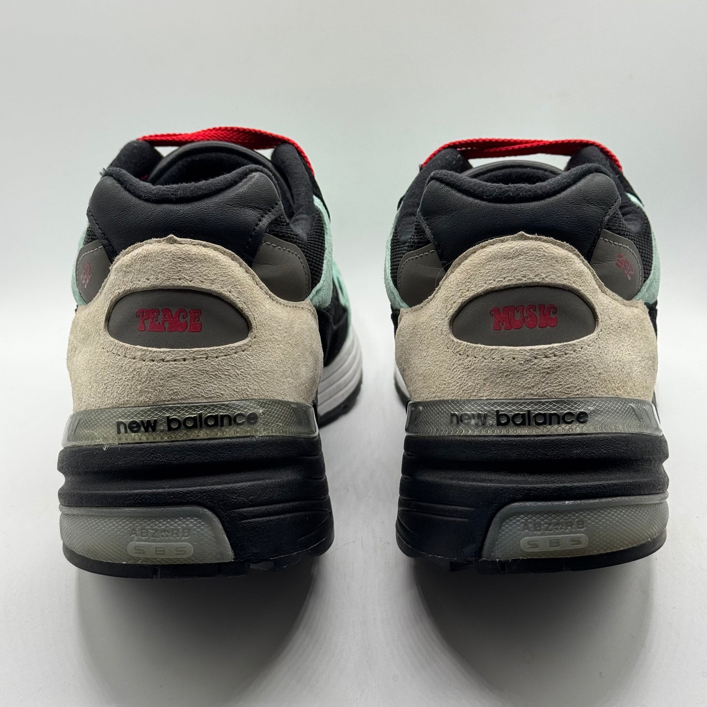 (USED) New Balance 992 Nice Kicks Ameoba Music Black Size 14