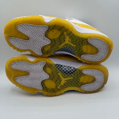 (USED) Jordan 11 Low Yellow Snakeskin Size 8W/6.5Y