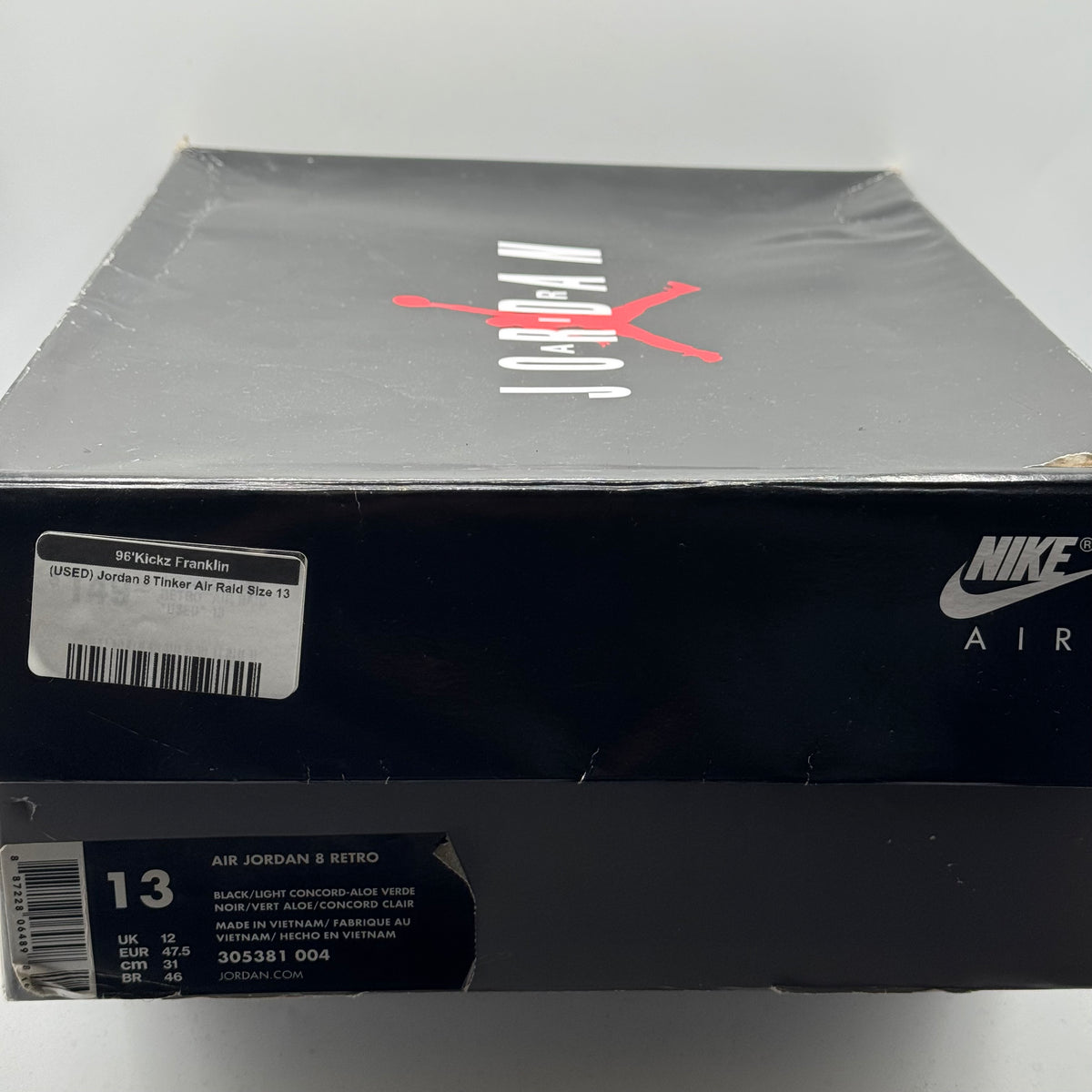 (USED) Jordan 8 Tinker Air Raid Size 13