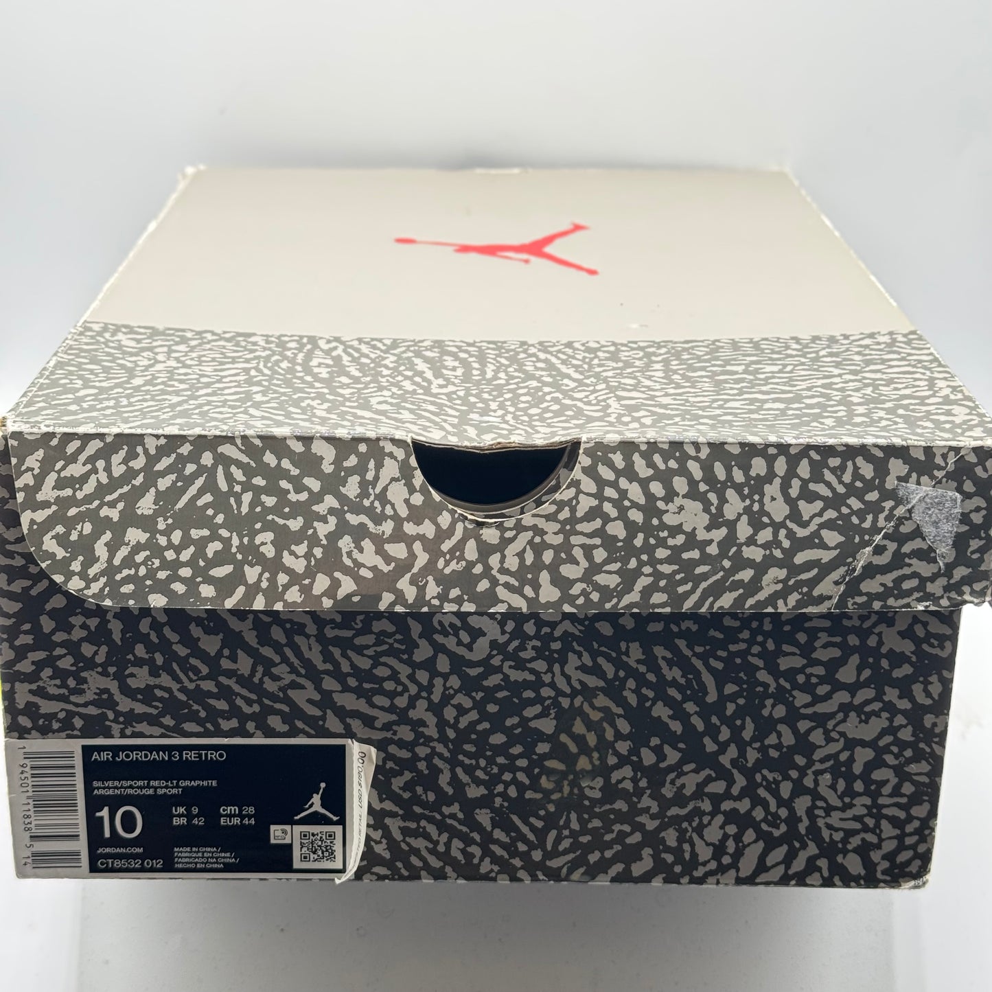 (USED) Jordan 3 Cool Grey Size 10