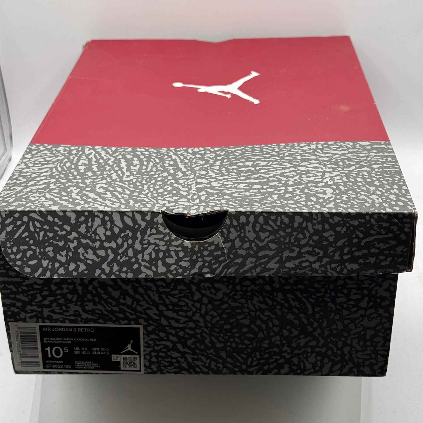 (Used) Jordan 3 Cardinal Size 10.5