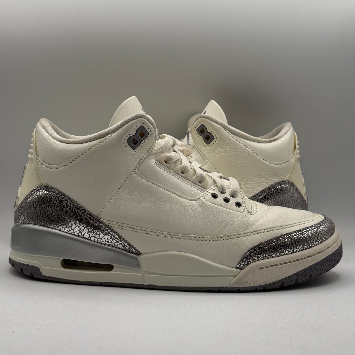 (USED) Jordan 3 Sail Cement Grey 9.5W/8M