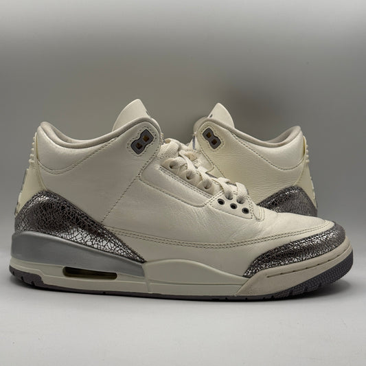 (USED) Jordan 3 Sail Cement Grey 9.5W/8M