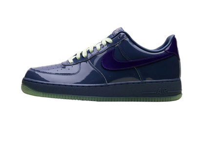 Nike AF1 Patent Leather Mystic Navy Grape Ice