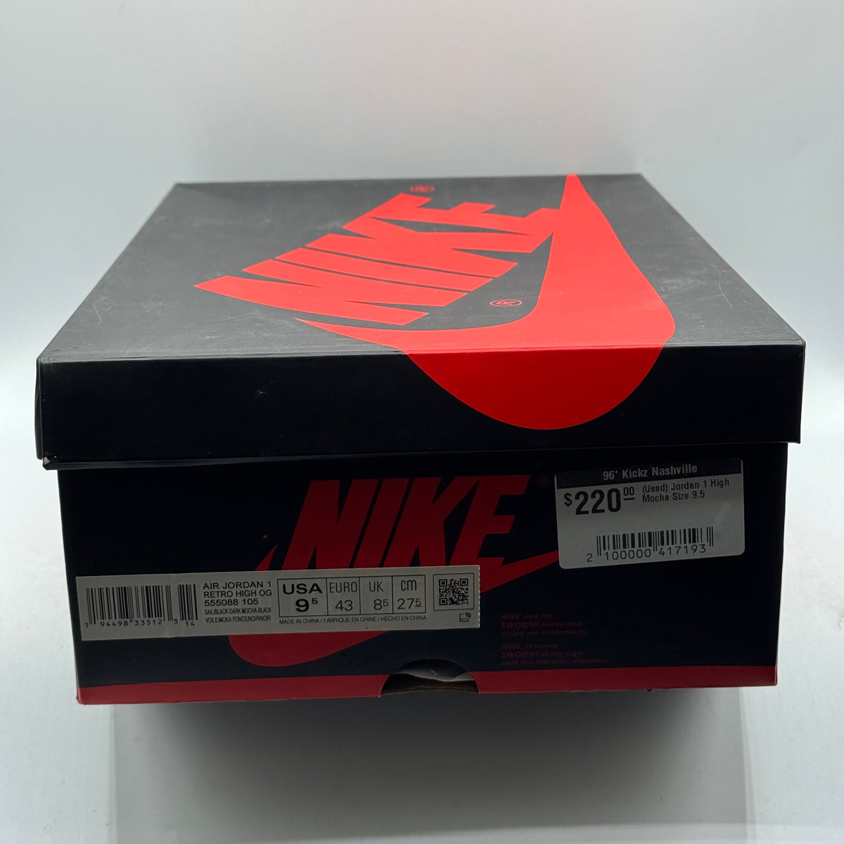 (USED) Jordan 1 High Dark Mocha Size 9.5