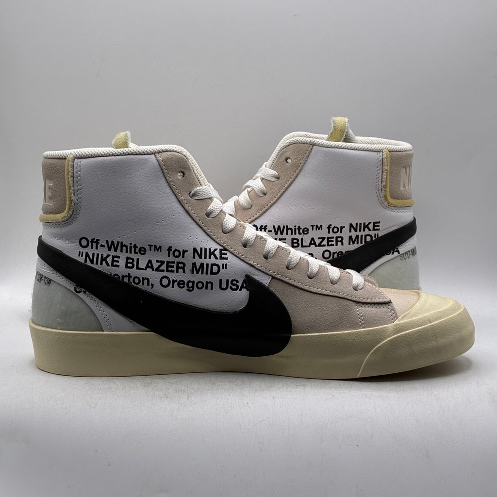 (USED) Nike Blazer Mid Off-White Size 12