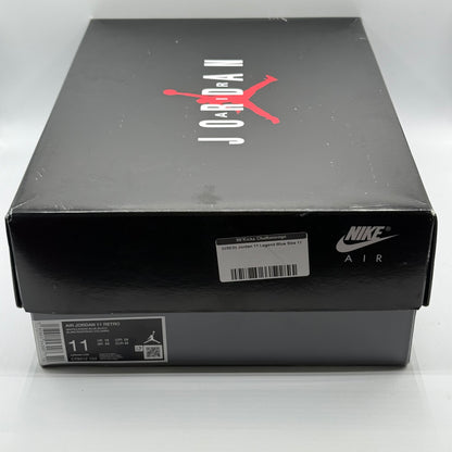 (USED) Jordan 11 Legend Blue Size 11