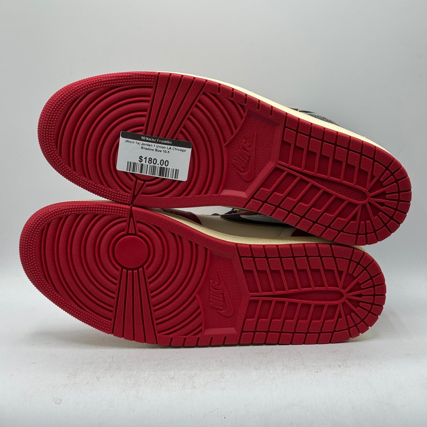 (Worn 1x) Jordan 1 Union LA Chicago Shadow Size 10.5
