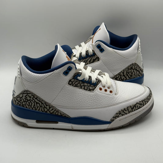 (USED) Jordan 3 Wizards Size 8.5