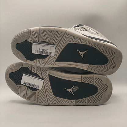 (USED NO BOX) Jordan 4 Military Black Size 9