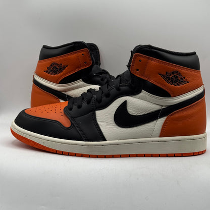 (USED) NO BOX Jordan 1 High Shattered Backboard Size 13