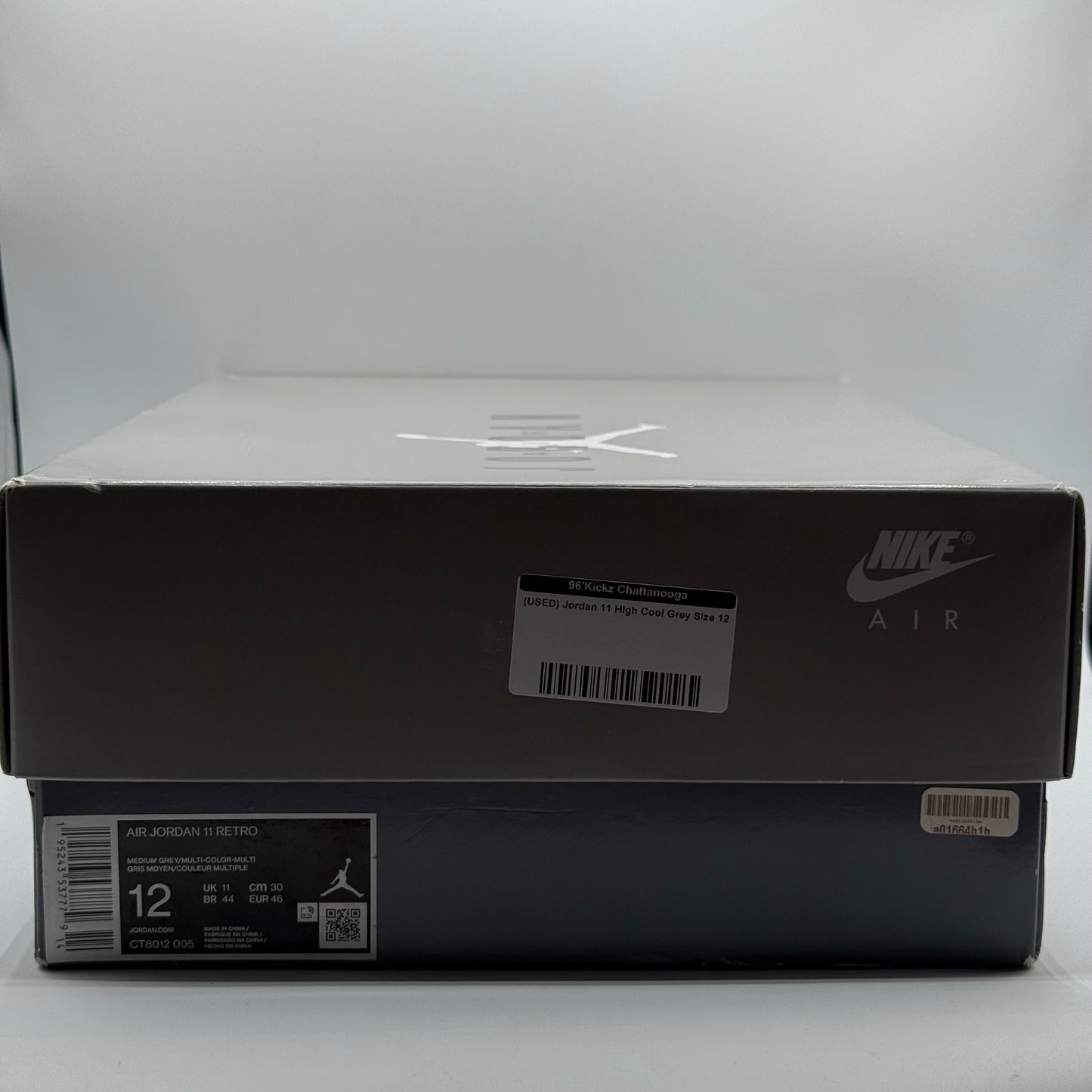 (USED) Jordan 11 High Cool Grey Size 12