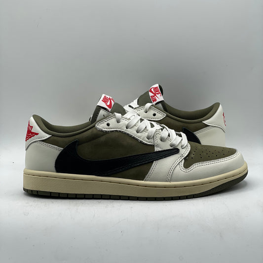 (USED) Jordan 1 Low Travis Scott Medium Olive Size 8